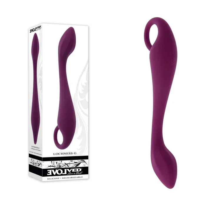 Evolved LOCHNESS G 19 cm USBR Vibrator – Purple