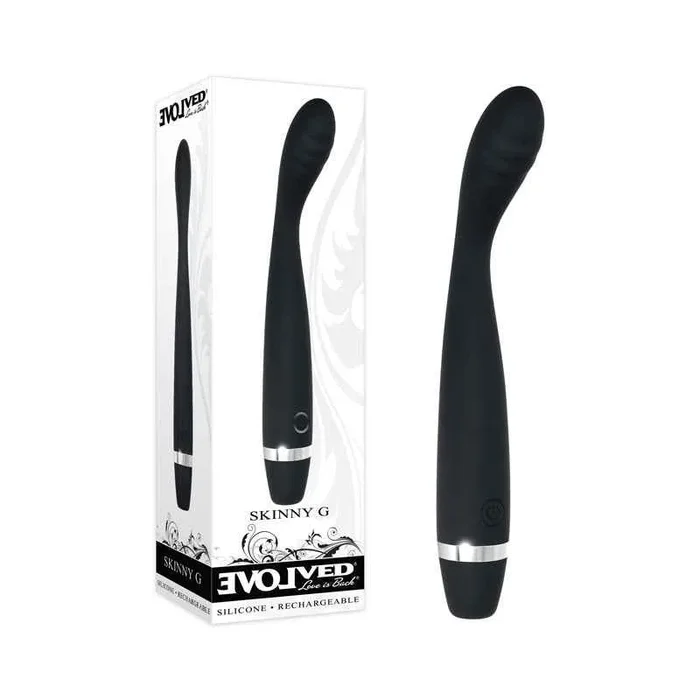 Evolved Skinny G Thin G-Spot Vibrator – Black