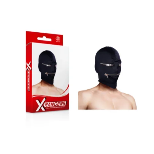 Excellent Power X-Rangers Zipper Face Hood