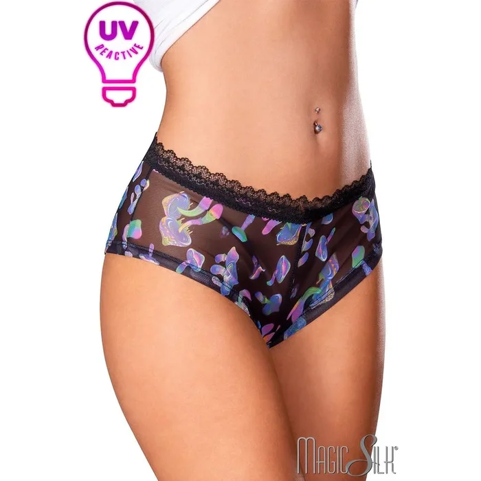 Exposed UV Mushroom Boyshorts by Magic Silk