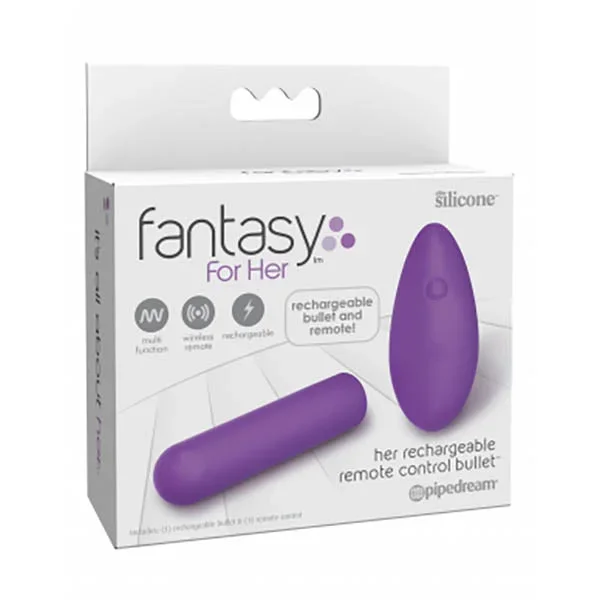 Fantasy For Her Rechargeable Bullet with Wireless Remote