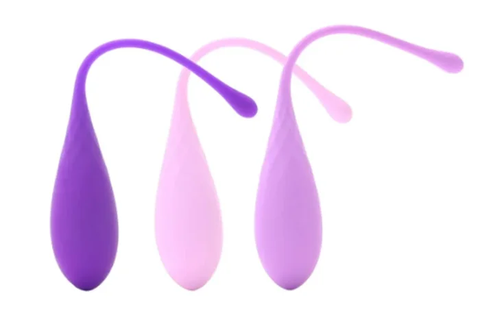 Fantasy For Her Silicone Kegel Ben Wa Balls Train Her Set Purple