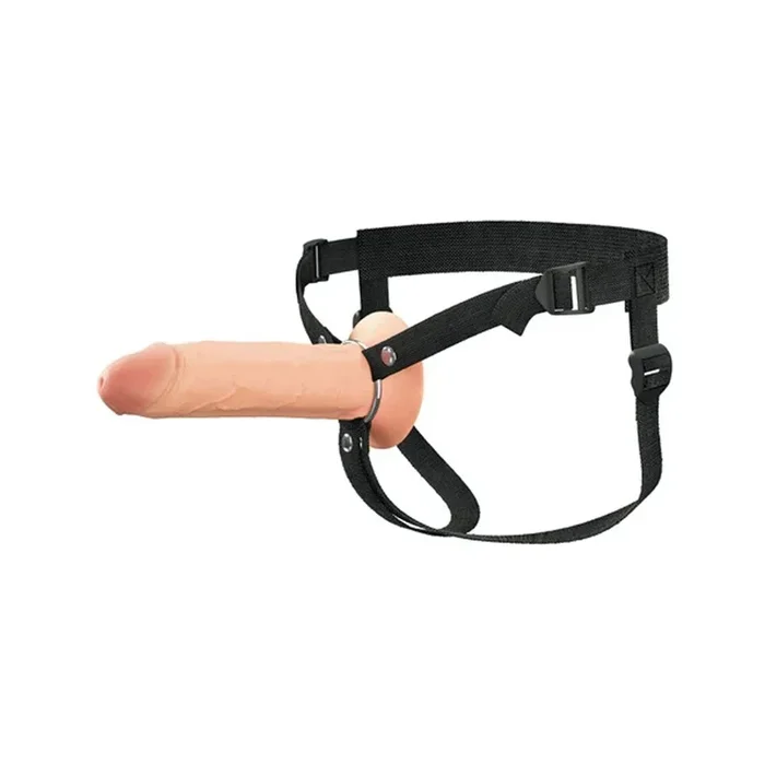 Fantasy X-Tensions Elite 8″ Silicone Hollow Strap Dual Density Beige