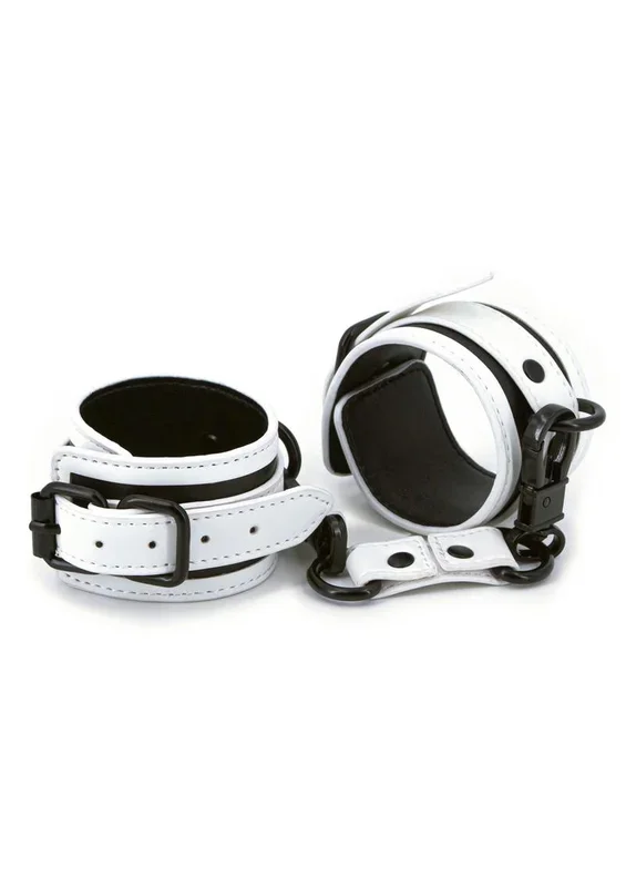 Fetish Adventures with GLO in the Dark Wrist Cuffs Restraint BDSM