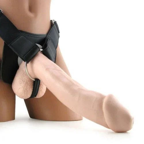 Fetish Fantasy Extreme Hollow 12inch Strap-On Flesh