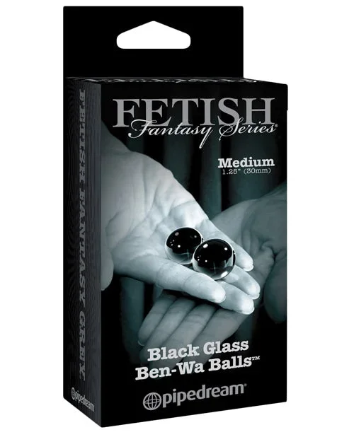 Fetish Fantasy Limited Edition Black Glass Ben-Wa Balls – Medium