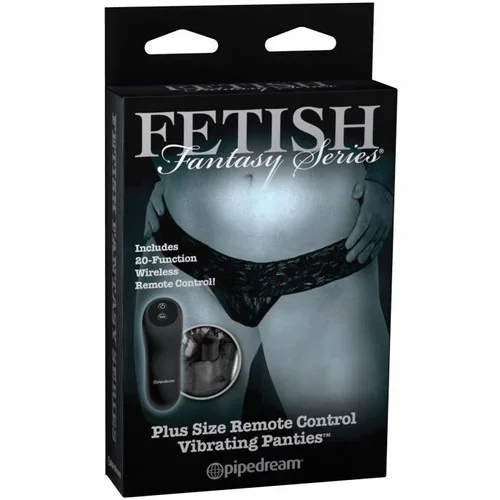 Fetish Fantasy Limited Edition Remote Control Vibrating Panties – Plus Size