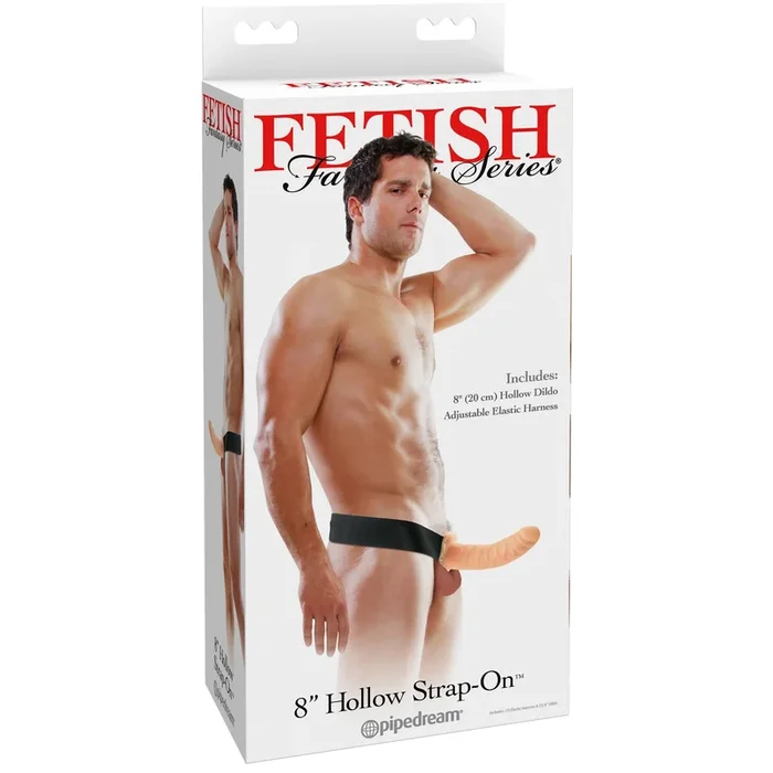 Fetish Fantasy Series 8″ Hollow Strap-On – Light