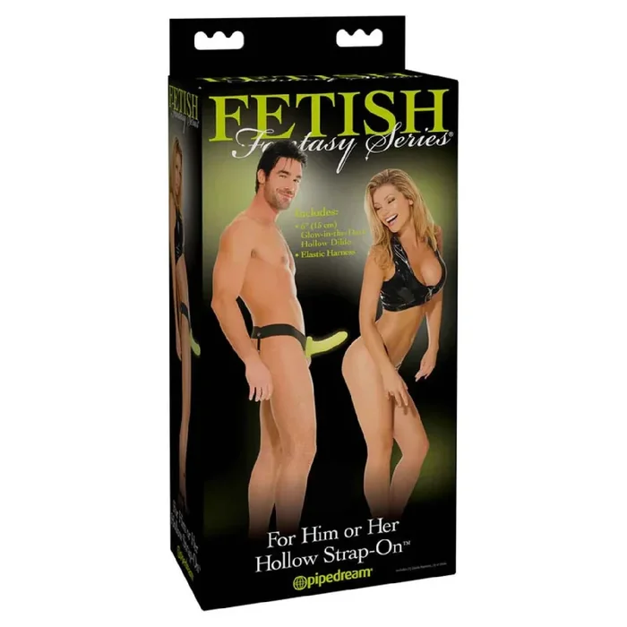 Fetish Fantasy Series For Him Or Her Hollow Strap-On – Green