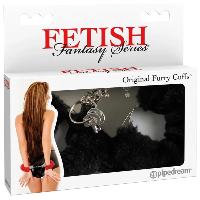 Fetish Fantasy Series Original Furry Cuffs – Black
