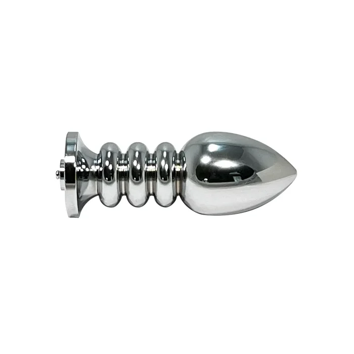 FETISH PLEASURE PLAY ELECTRO SHOCK METAL CORKSCREW ANAL PLUG