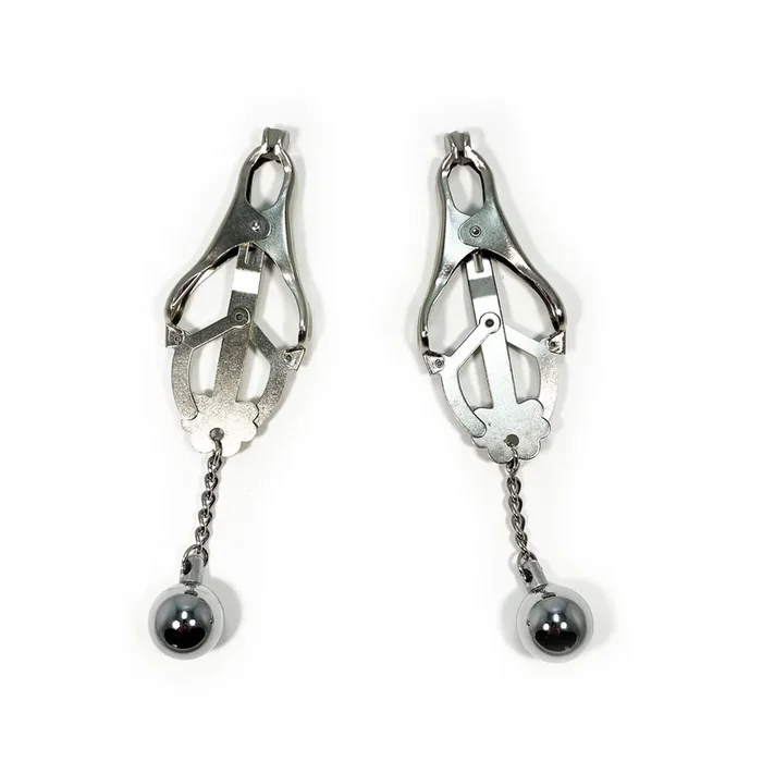 Fetish Pleasure Play Nipple Clamp Bell – Silver