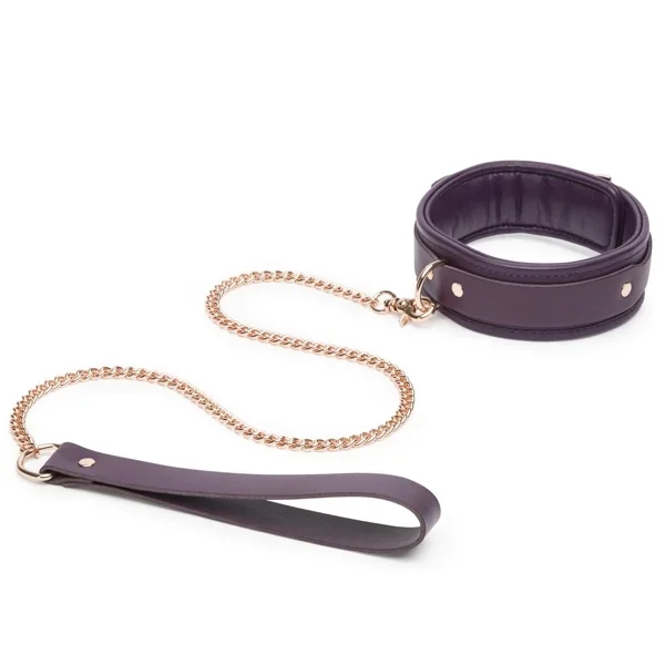 Fifty Shades Freed Cherished Collection Leather Collar with Chain