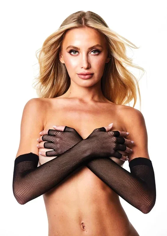 Fingerless Fishnet Opera Glove