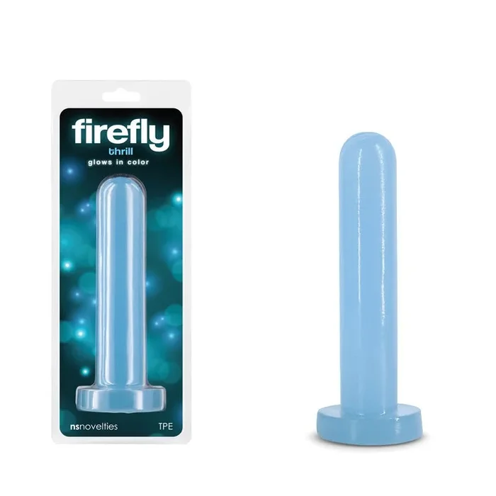 Firefly – Thrill – Blue – Small – Glow in Dark Blue 15.5 cm Small Dildo