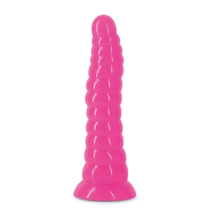 Firefly Nymph Glow In The Dark Ribbed Dildo