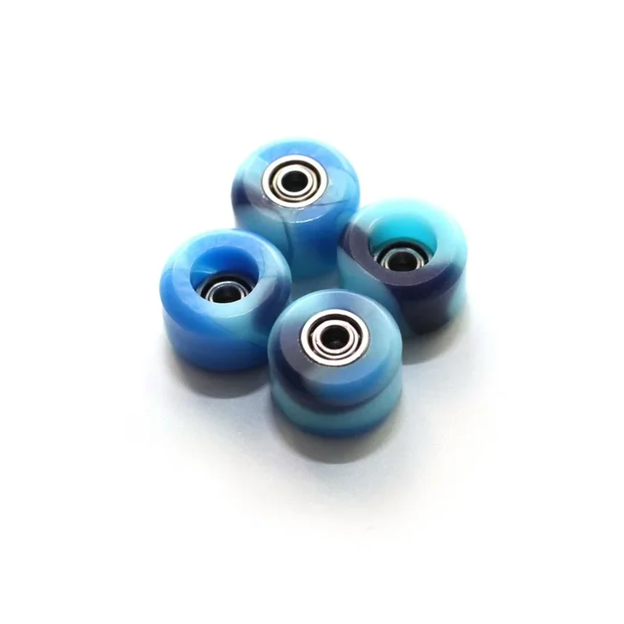 FlatFace Fingerboard G9 Dual Bearing Wheels – Swirl – Ocean
