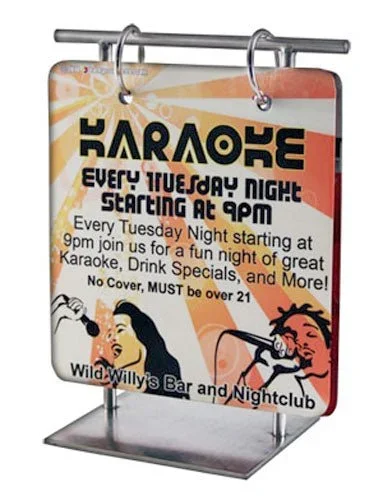 Flip Menus and Shooter Recipes with Flip Menu Stand