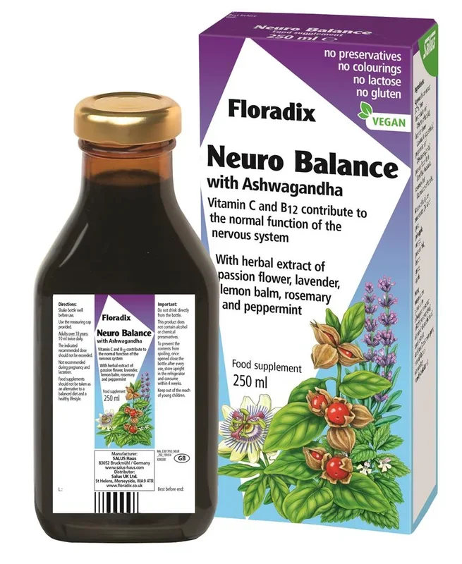 Floradix Neuro Balance & Ashwagandha Liquid 250ml