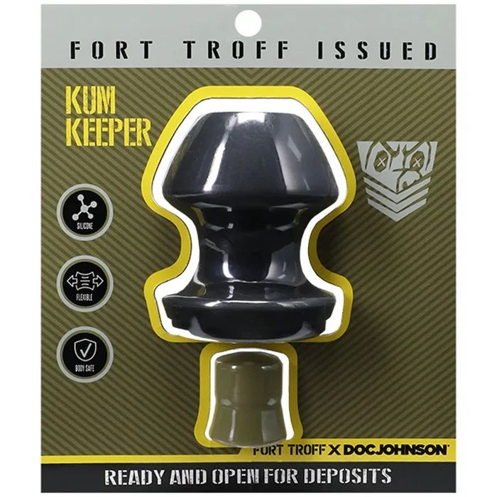 Fort Troff – Kum Keeper – Large – Large Hollow Butt Plug with Removeable Stopper