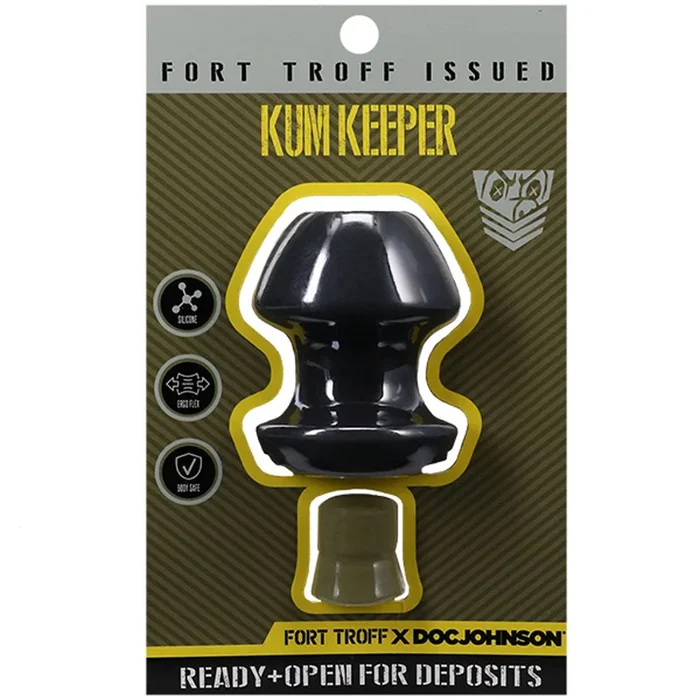 Fort Troff – Kum Keeper – Medium – Medium Hollow Butt Plug with Removeable Stopper