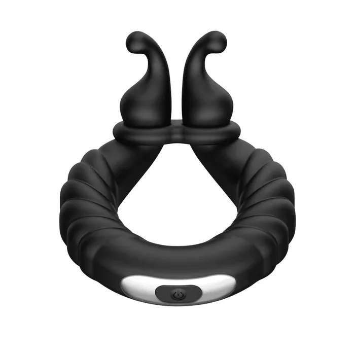 Forto F-24: Silicone Textured Vibrating Cock Ring