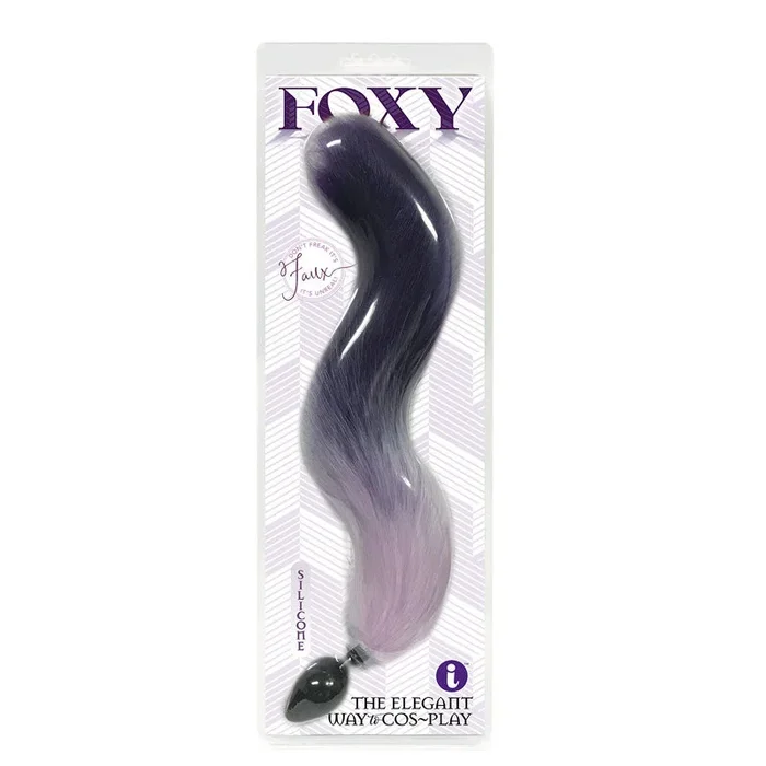 Foxy Fox Tail Silicone Butt Plug – Gradient – 46 cm Tail