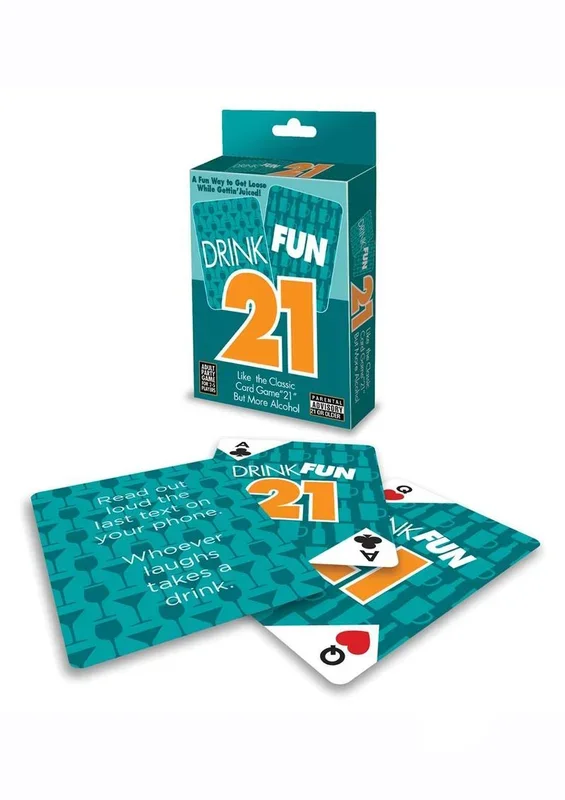 Fun 21 Drinking and Party Adult Card Games