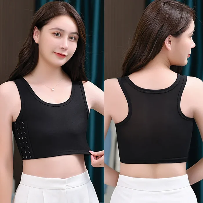 Gender Fluid Chest Compression Binder – Black 3XL