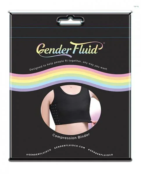 Gender Fluid Chest Compression Binder – L Black