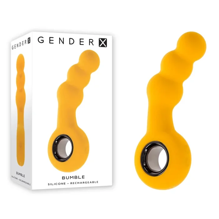 Gender X BUMBLE 14.9 cm USB Rechargeable Butt Plug – Yellow