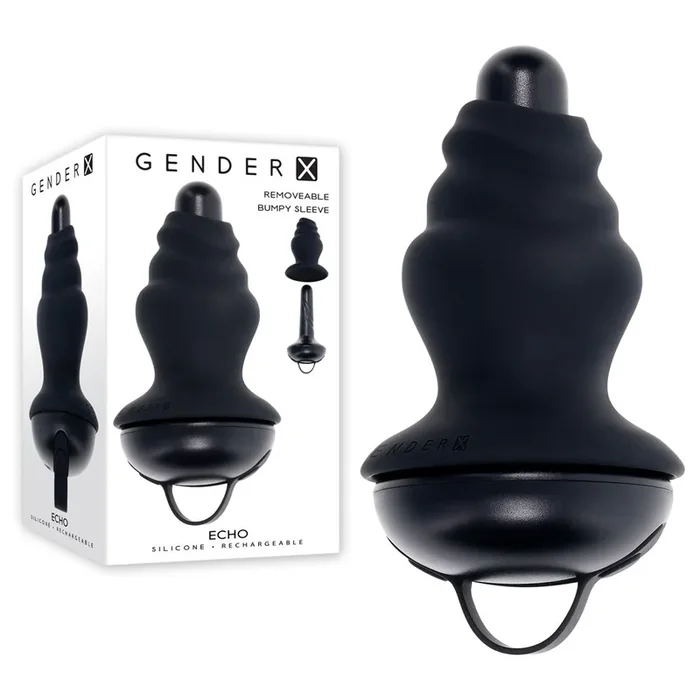 Gender X ECHO – 15.3 cm USB Rechargeable Butt Plug