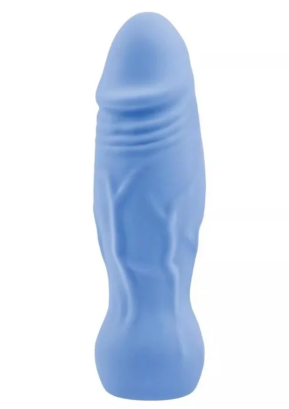 Gender X Lil Buddy Rechargeable Silicone Realistic Vibrator Blue