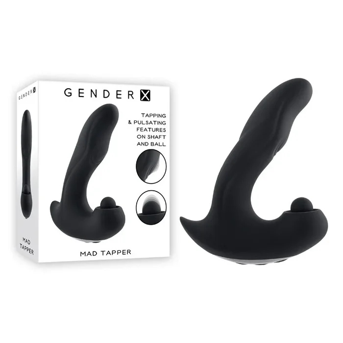 Gender X MAD TAPPER – USB Rechargeable Double Tapping Vibrating Massager