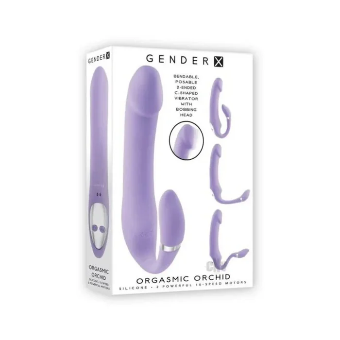 Gender X Orgasmic Orchid Dual-ended Vibrator Lavender