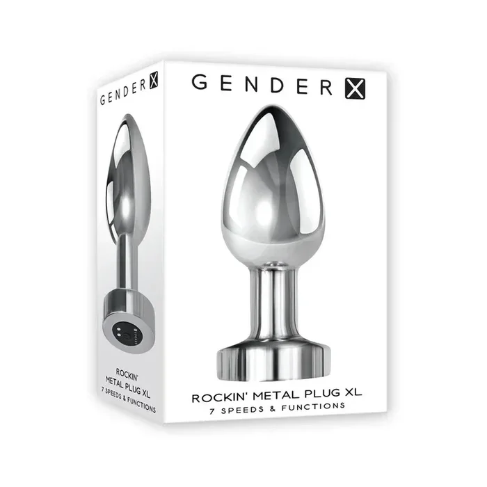 Gender X Rockin Rechargeable Metal Plug – XLarge