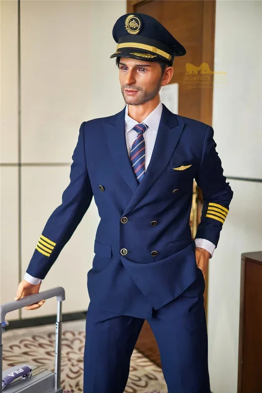 George 176cm( 5ft8) Pilot Silicone Male Sex Doll – IronTech Doll®