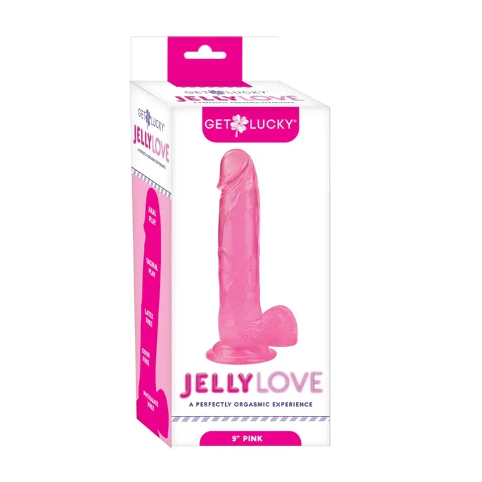 Get Lucky 9” Jelly Dong Pink