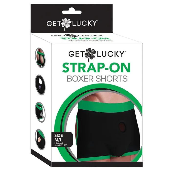 Get Lucky Strap-On Boxer Shorts – M/L
