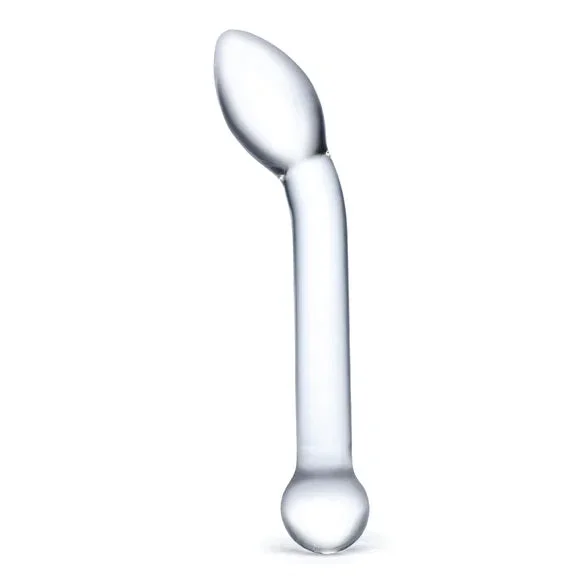 Glas Slimline G-Spot Transparent (8″)
