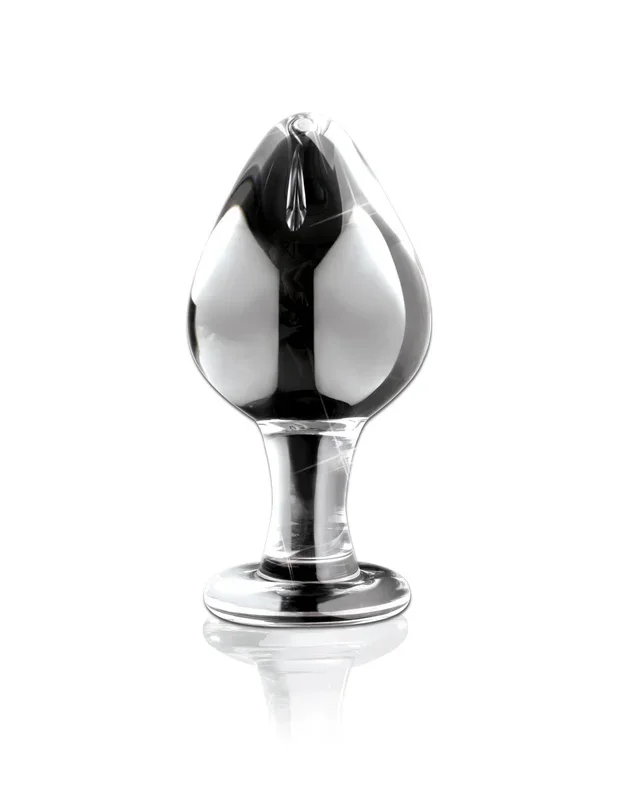 Glass butt plug – Icicles – No.25