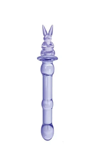 Glass Menagerie Rabbit Glass Dildo – Pink