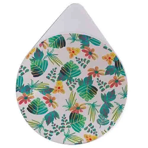 Glass Rimmer Lid – Floral Pattern