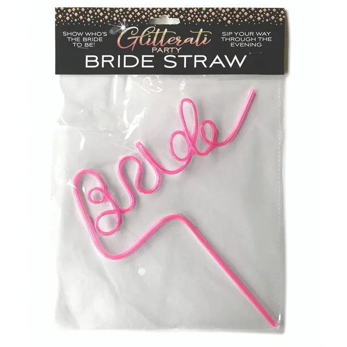 Glitterati – Bride Straw – Hens Party Novelty