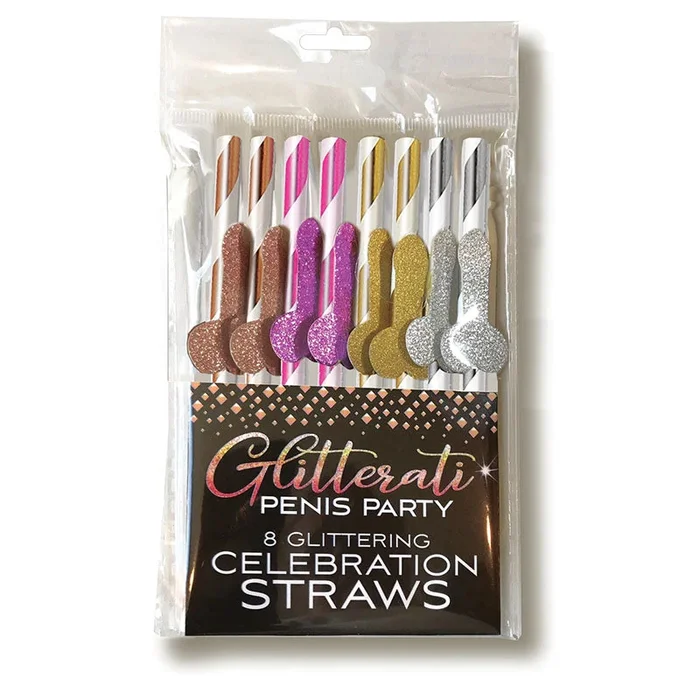 Glitterati – Celebration Straws – Party Straws – 8 Pack