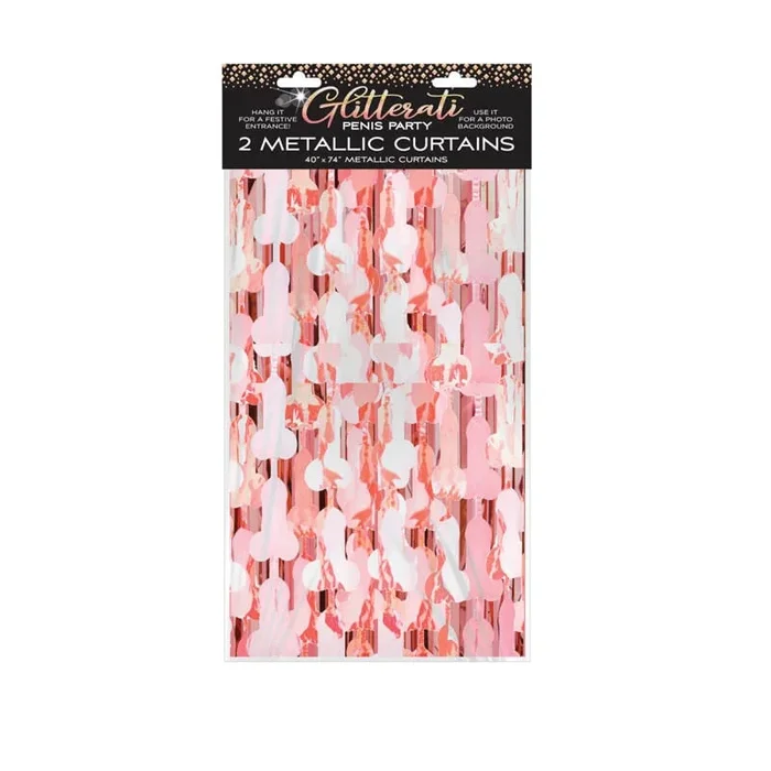 Glitterati – Penis Foil Curtains