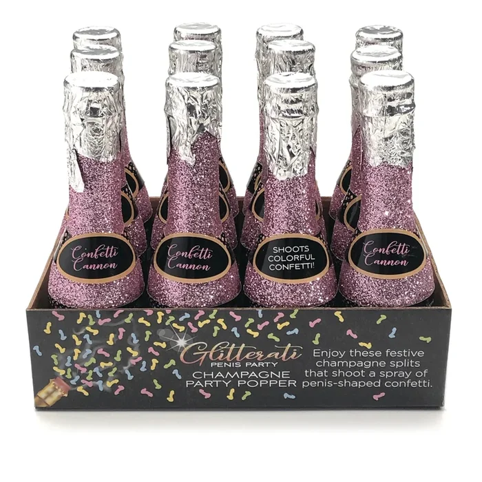 Glitterati Champagne Confetti Popper by Little Geenie