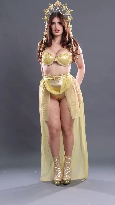Gold Sexy Goddess Costume