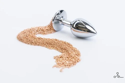 Gold Tassle Butt Plug