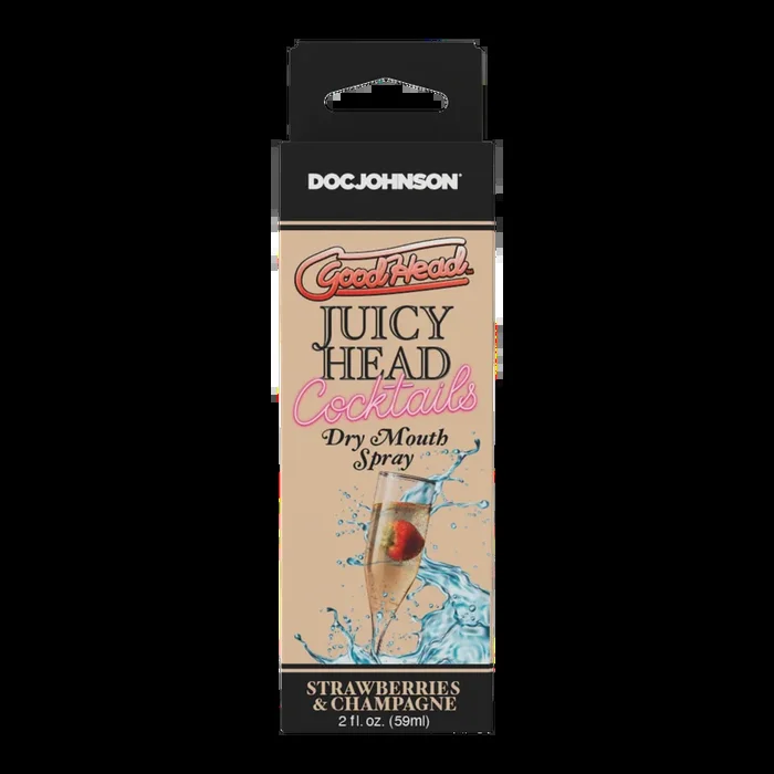 GoodHead Juicy Head Cocktails Dry Mouth Spray Strawberries & Champagne 2 oz.